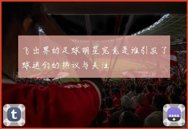 飞出界的足球明星究竟是谁引发了球迷们的热议与关注