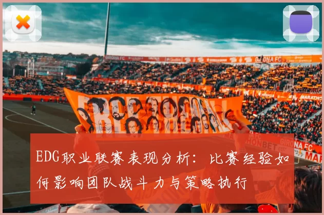 EDG职业联赛表现分析：比赛经验如何影响团队战斗力与策略执行